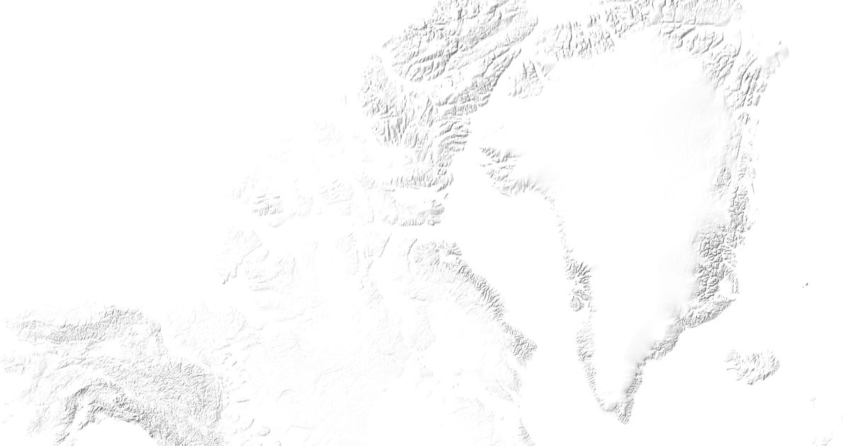 Map of 7 places in Nunavut