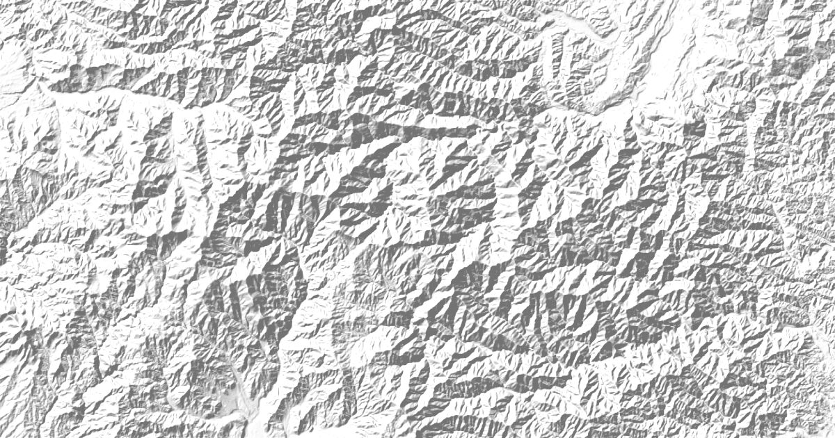Map of 6 places in Okuchichibu Mountains