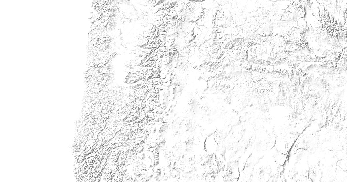 Map of 8 places in Oregon Cascades
