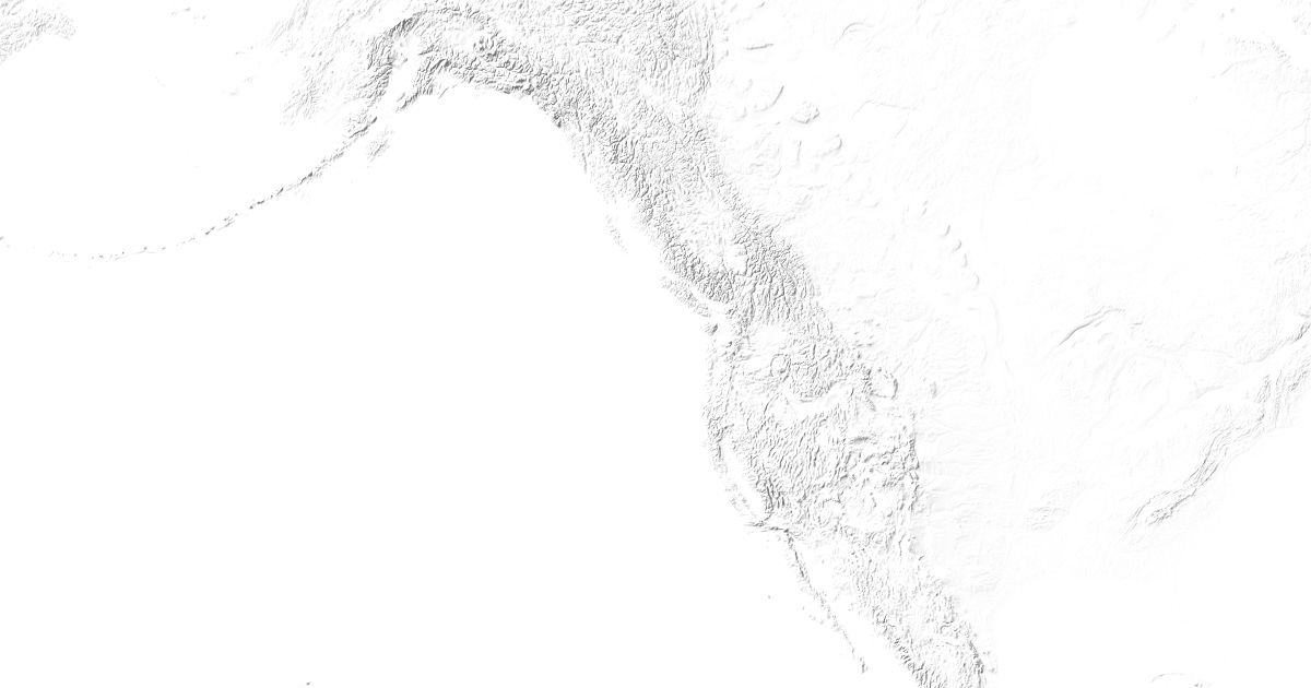 Map of 119 places in Pacific Coast Ranges