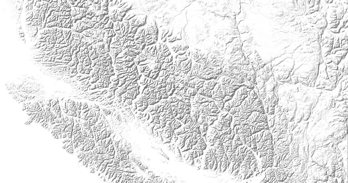 Map of 22 places in Pacific Ranges