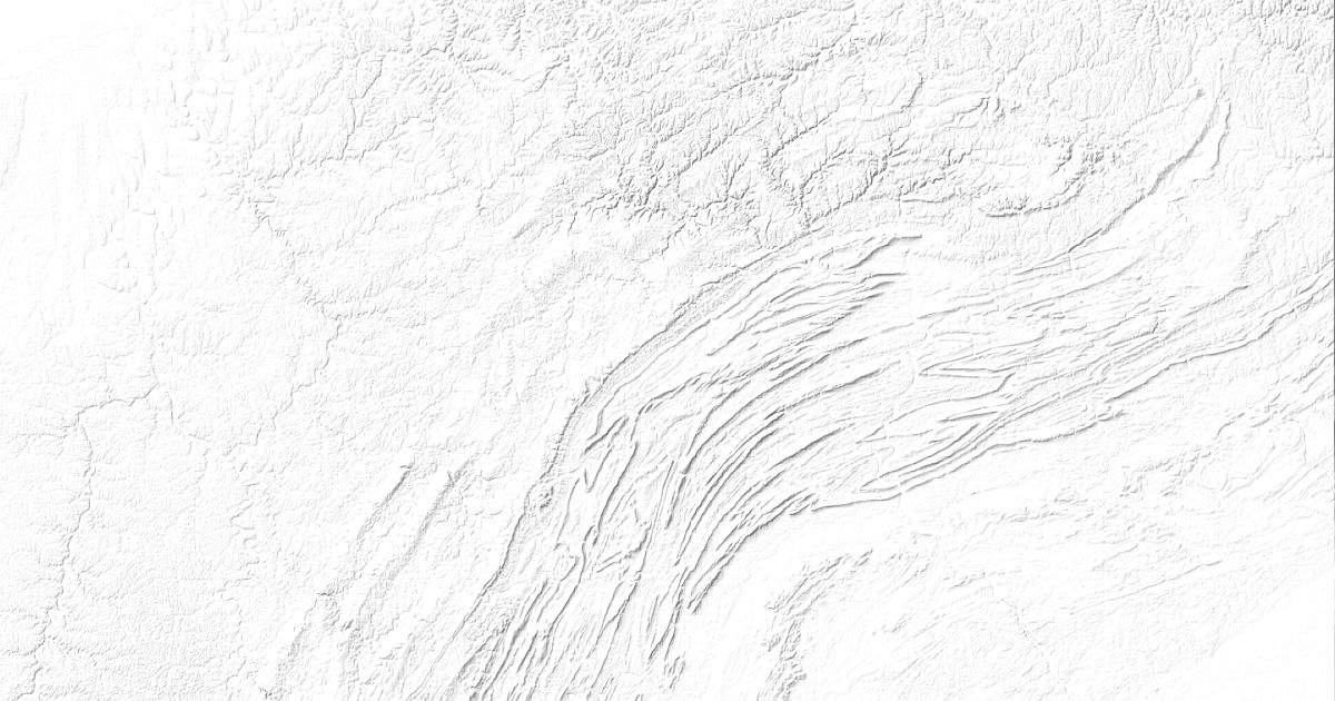 Map of 15 places in Pennsylvania