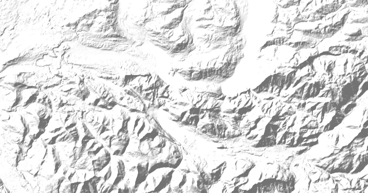 Map of 6 places in Salzkammergut Mountains
