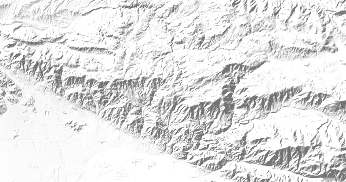 Map of 3 places in San Bernardino Mountains