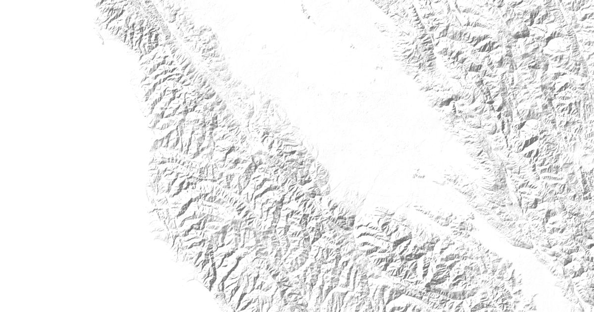 Map of 4 places in Santa Cruz Mountains