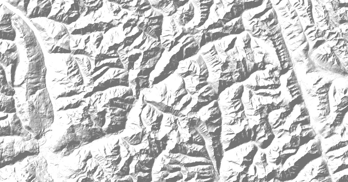 Map of 3 places in Selkirk Mountains
