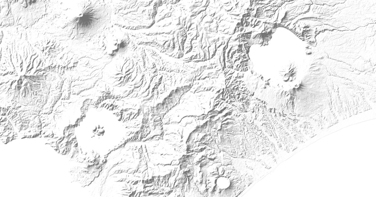 Map of 7 places in Shikotsu-Tōya National Park