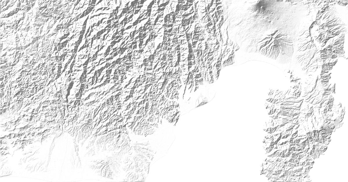 Map of 4 places in Shizuoka Prefecture