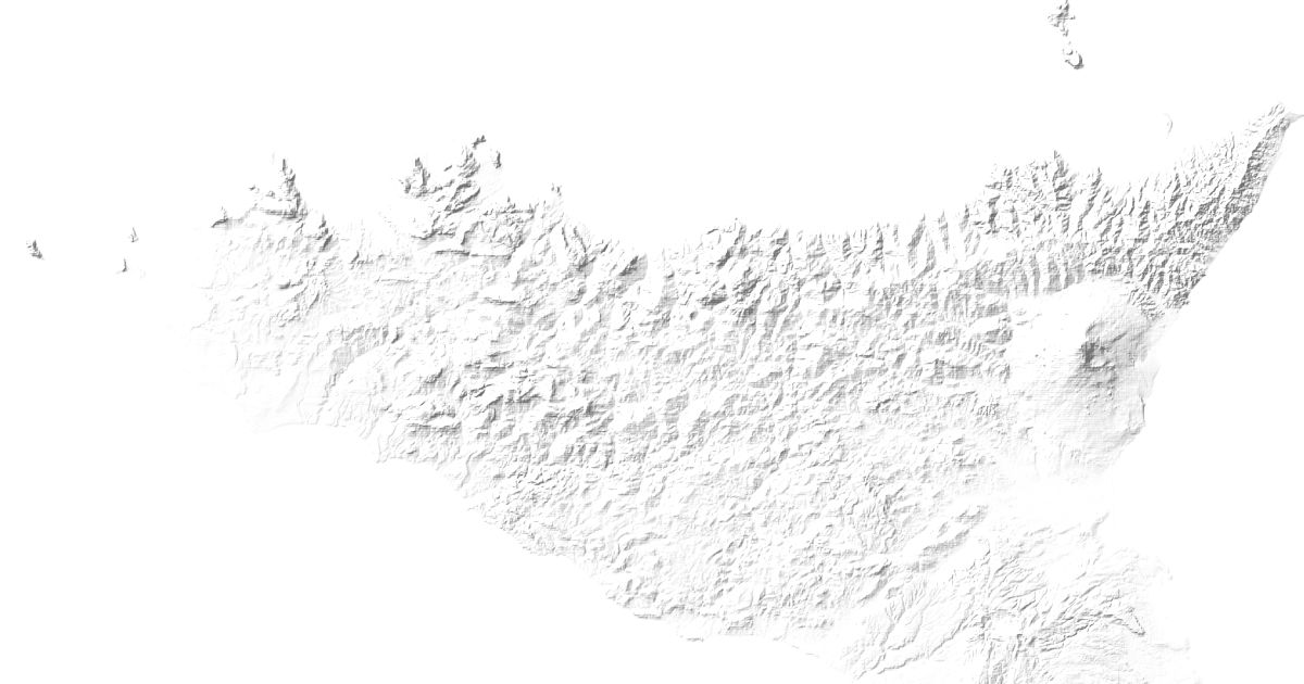 Map of 9 places in Sicily