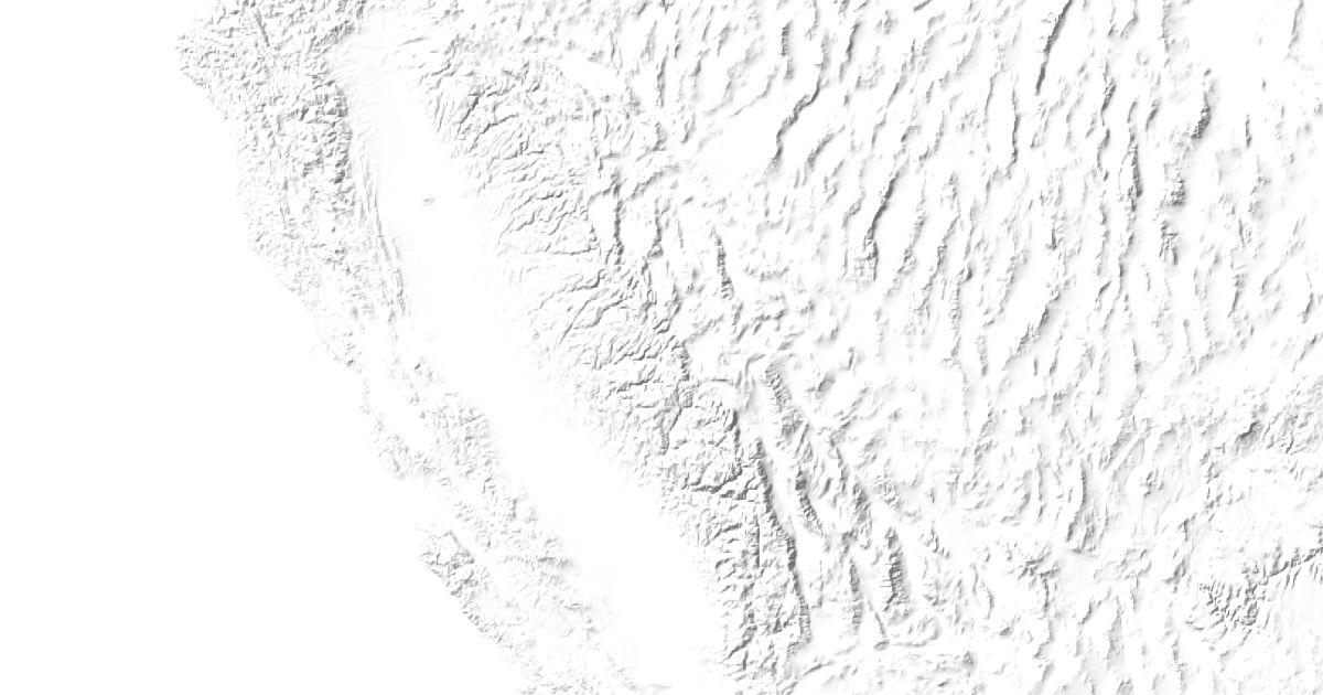 Map of 36 places in Sierra Nevada