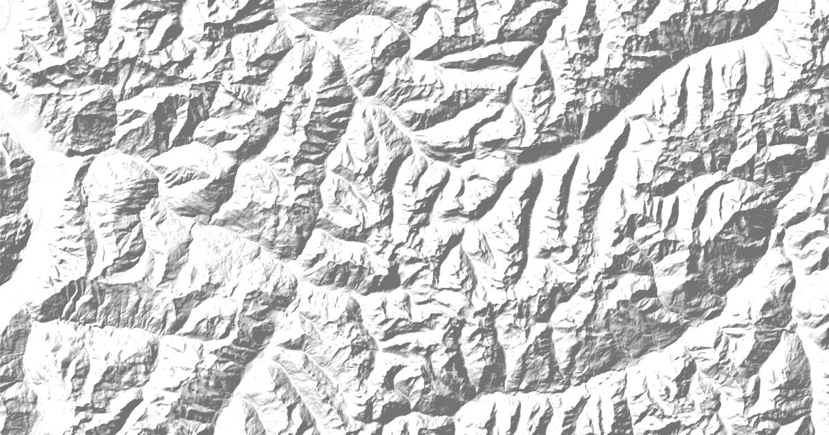 Map of 6 places in Silvretta Alps
