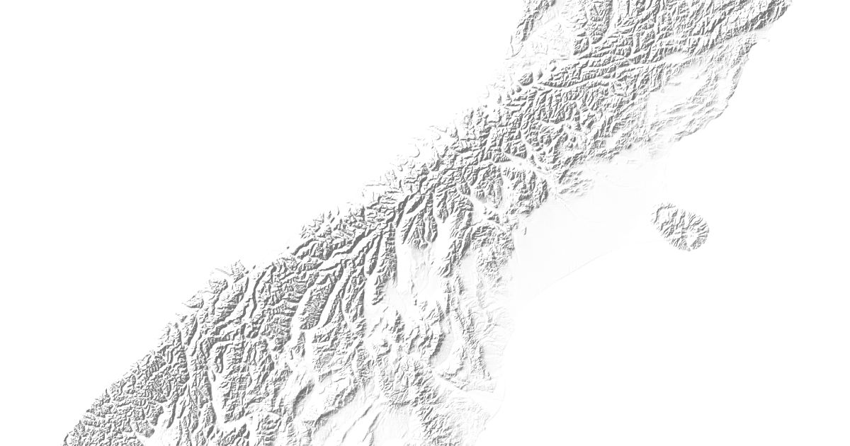 Map of 15 places in Southern Alps / Kā Tiritiri o te Moana