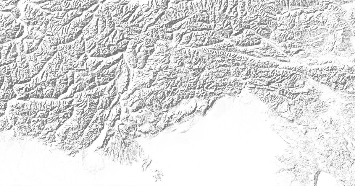Map of 121 places in Southern Limestone Alps