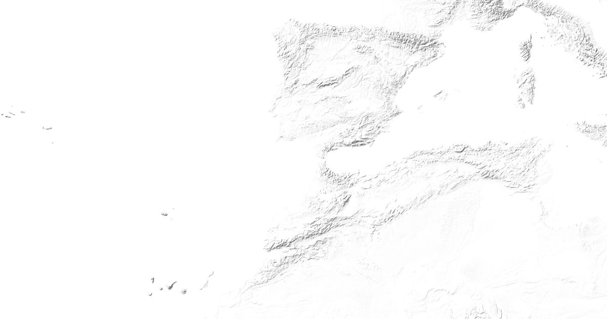 Map of 109 places in Spain