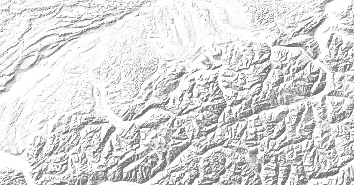 Map of 46 places in Swiss Prealps