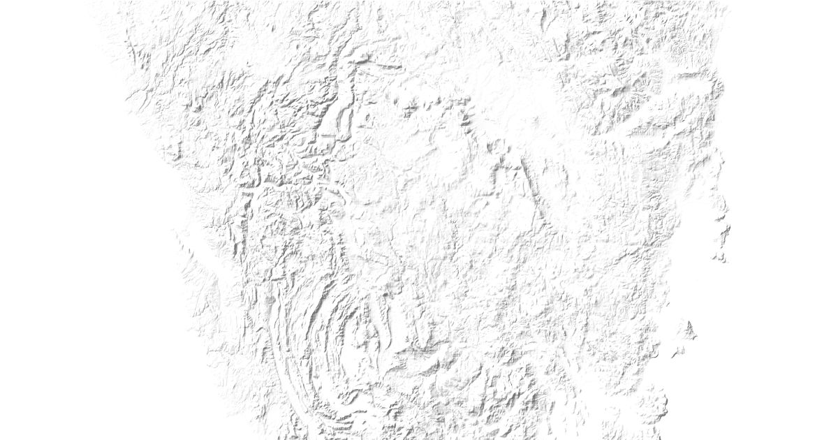 Map of 17 places in Tasmania