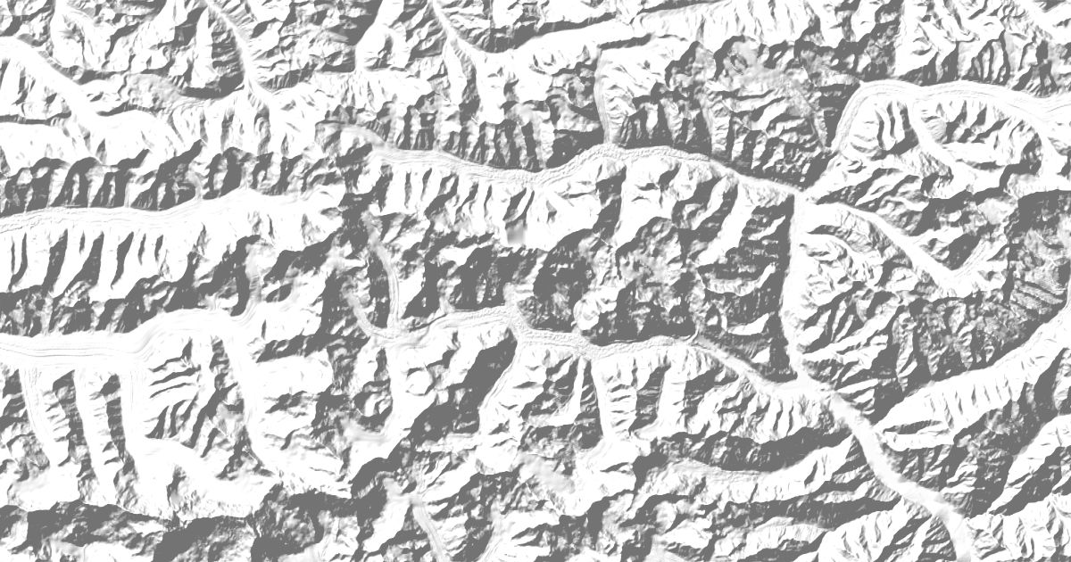 Map of 3 places in Tianshan Mountains