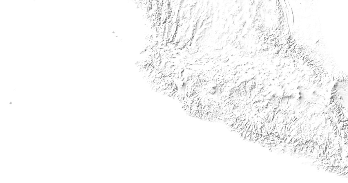 Map of 12 places in Trans-Mexican Volcanic Belt