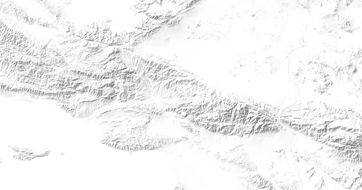 Map of 10 places in Transverse Ranges