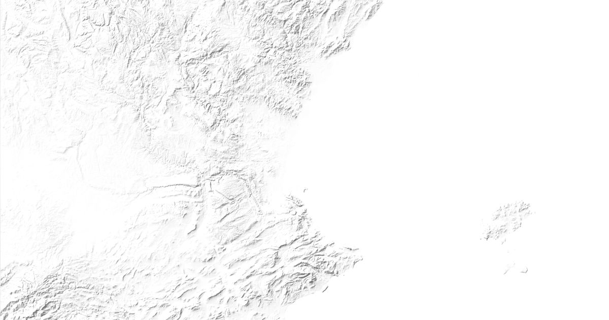 Map of 5 places in Valencian Community