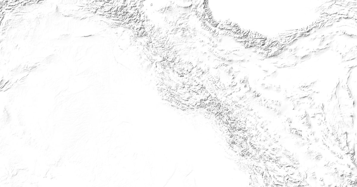 Map of 4 places in Zagros Mountains